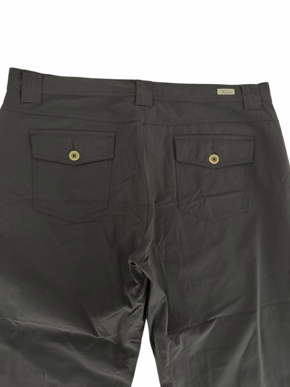 WOOLRICH Black Stretch Capris Cropped Pants Outdoor Hiking Casual womens 16 - Picture 3 of 9